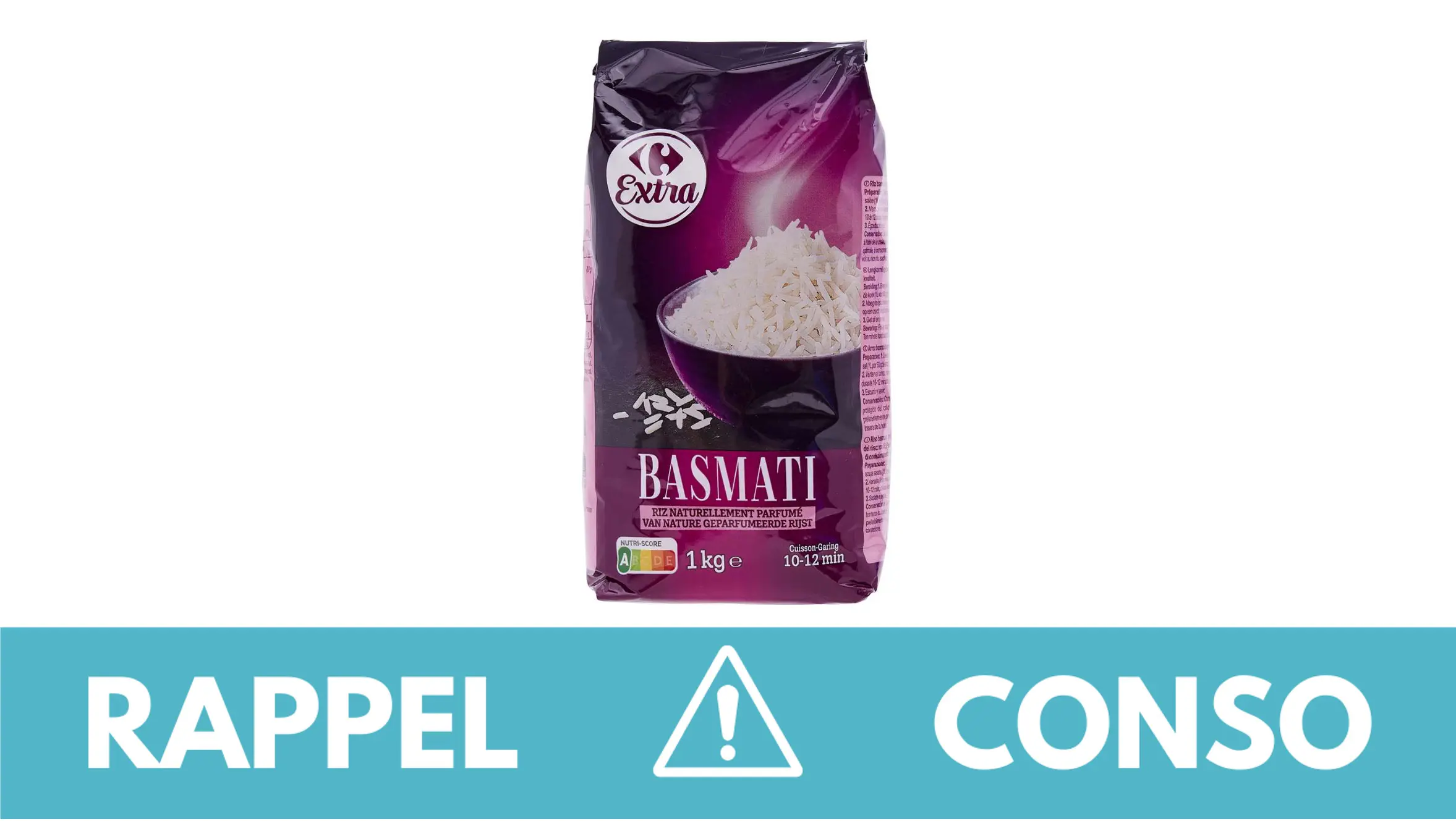 Rappel conso : riz basmati