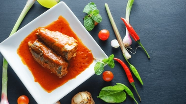 Maquereaux marinés à la sauce tomate