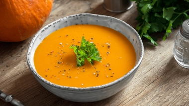 Recette de velouté de potimarron fermenté