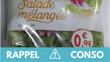 Rappel conso : salade mélangée