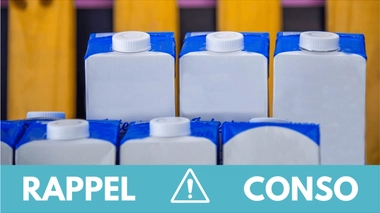 Rappel conso : briques de lait