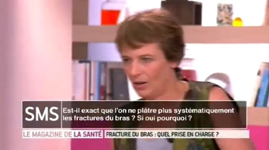 Fracture du bras : plâtre ou résine ?