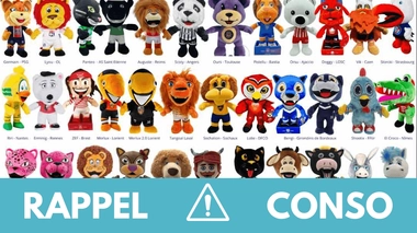 Rappel produit : Peluches