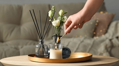 Les bougies parfumées polluent l'air intérieur