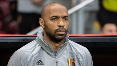 Thierry Henry en 2022, en Pologne,  pendant la Ligue des nations de l'UEFA