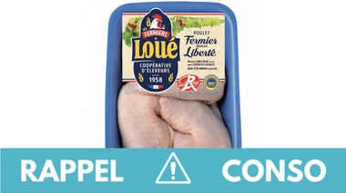 Rappel conso : cuisses de poulet Loué