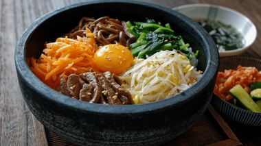 La recette du plat coréen, le bibimbap