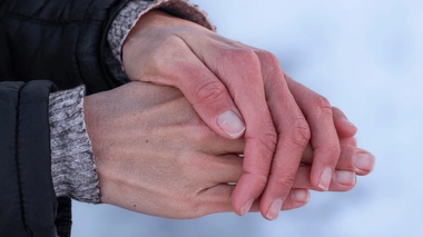 Le froid peut entraîner des rougeurs au niveau de la peau des mains