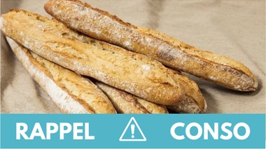 Rappel conso : baguettes et pains