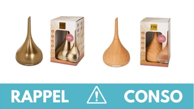 Rappel conso : diffuseurs d'huiles essentielles