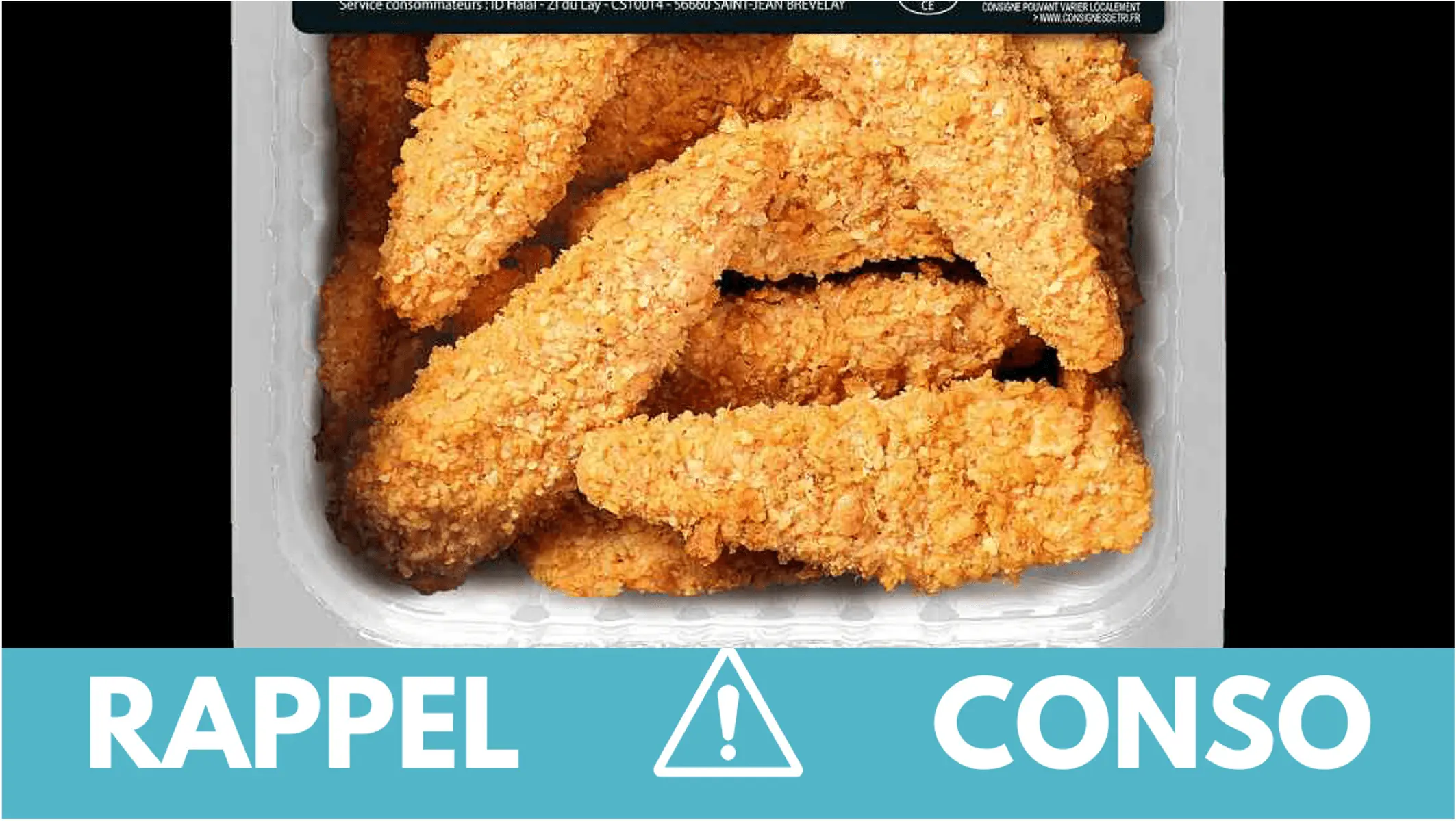 Rappel conso : poulet frit