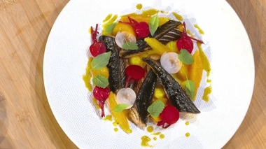 Recette des filets de maquereau aux agrumes et aux navets