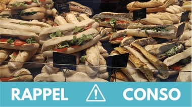 Rappel conso : pains, baguettes et sandwichs