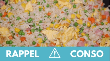 Rappel conso : riz cantonnais