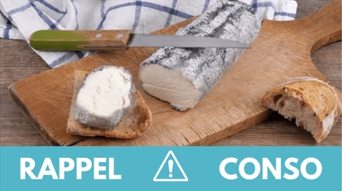 Rappel conso : bûche de chèvre