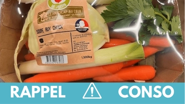 Rappel conso : légumes
