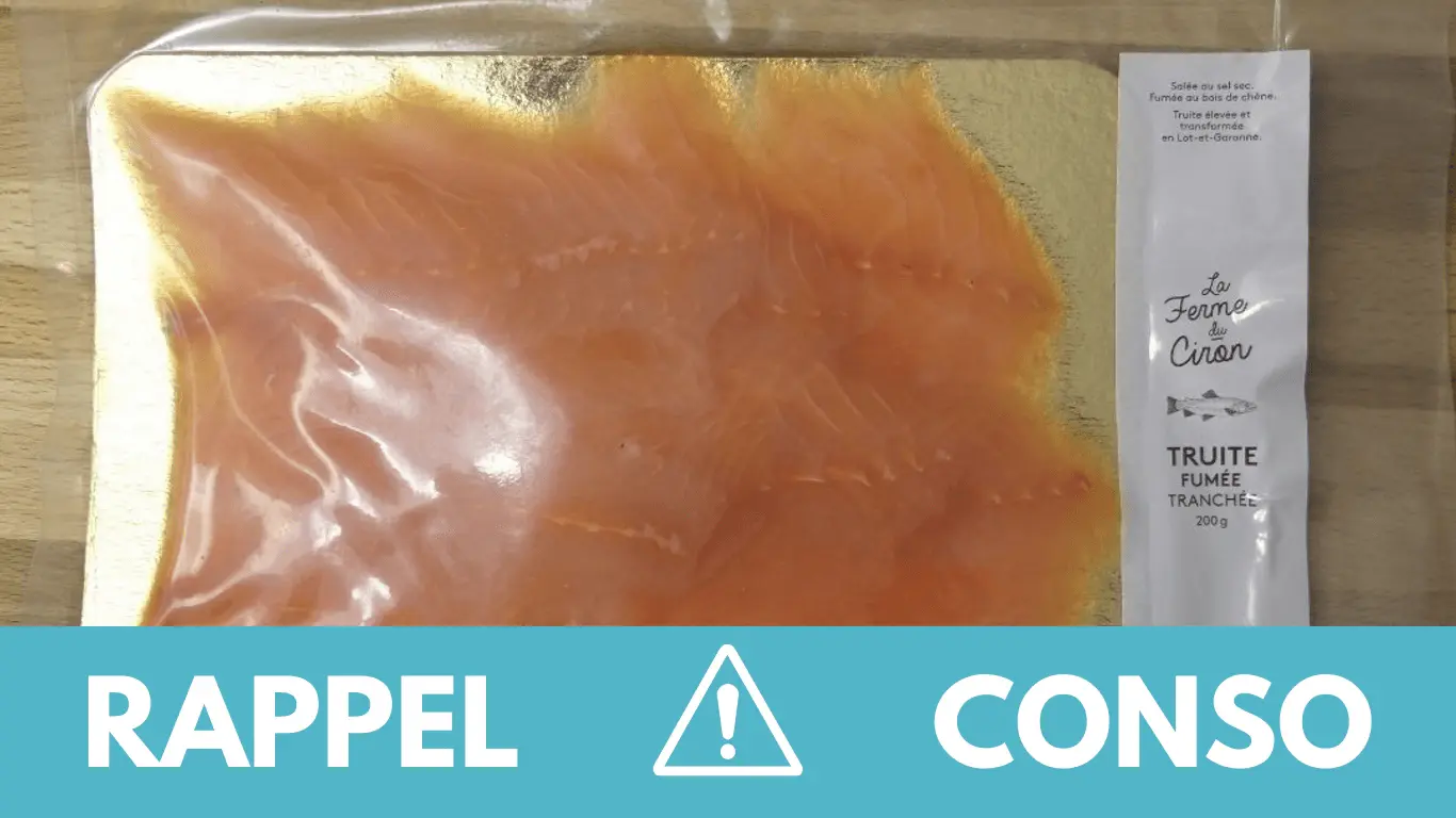 Rappel conso : truite fumée