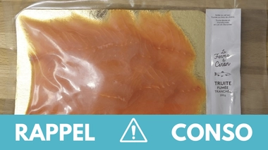 Rappel produit : truite fumée
