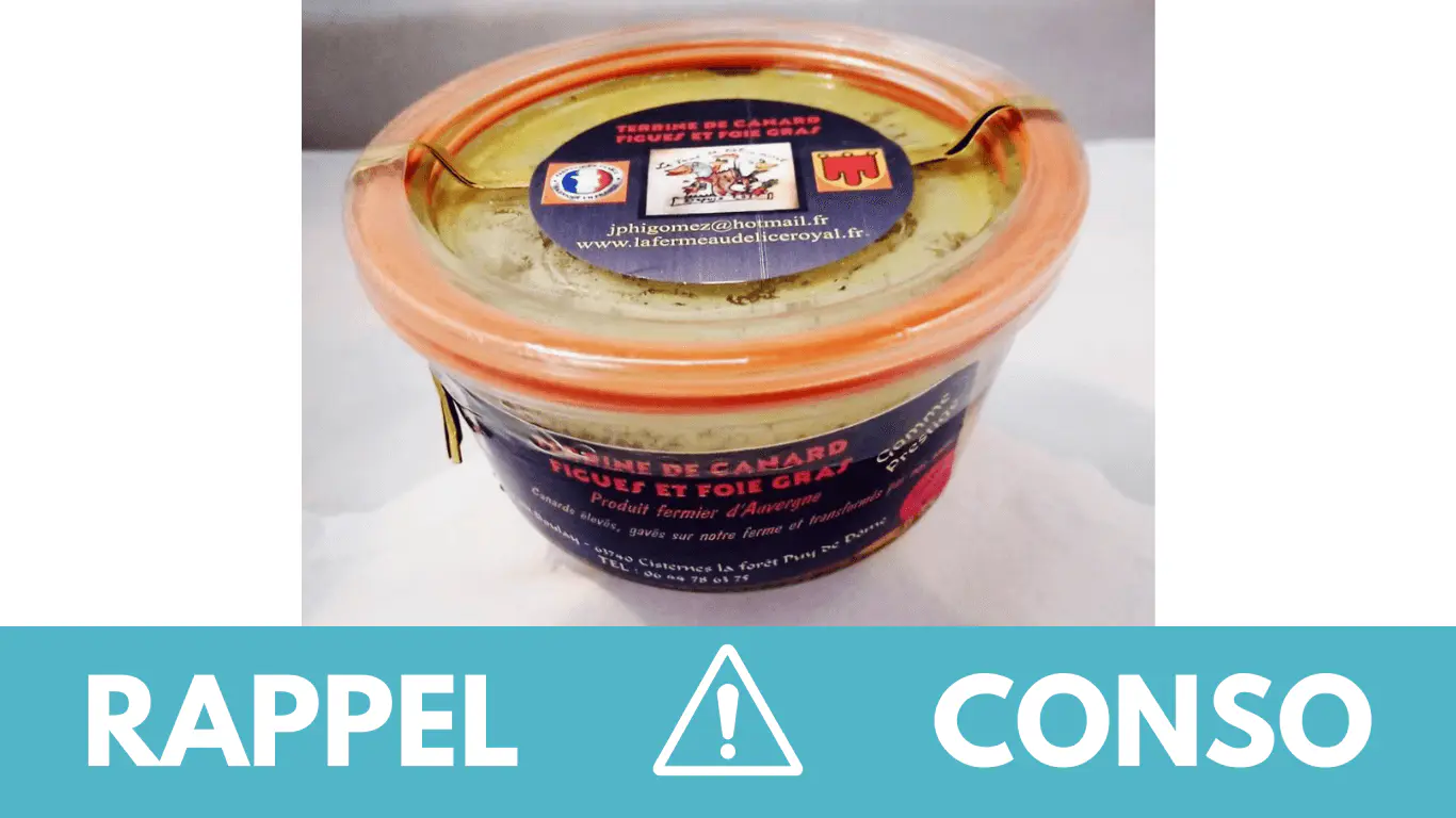 Rappel produit : de nombreux produits à base de canard