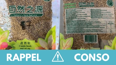 Rappel produit : Graines de cumin