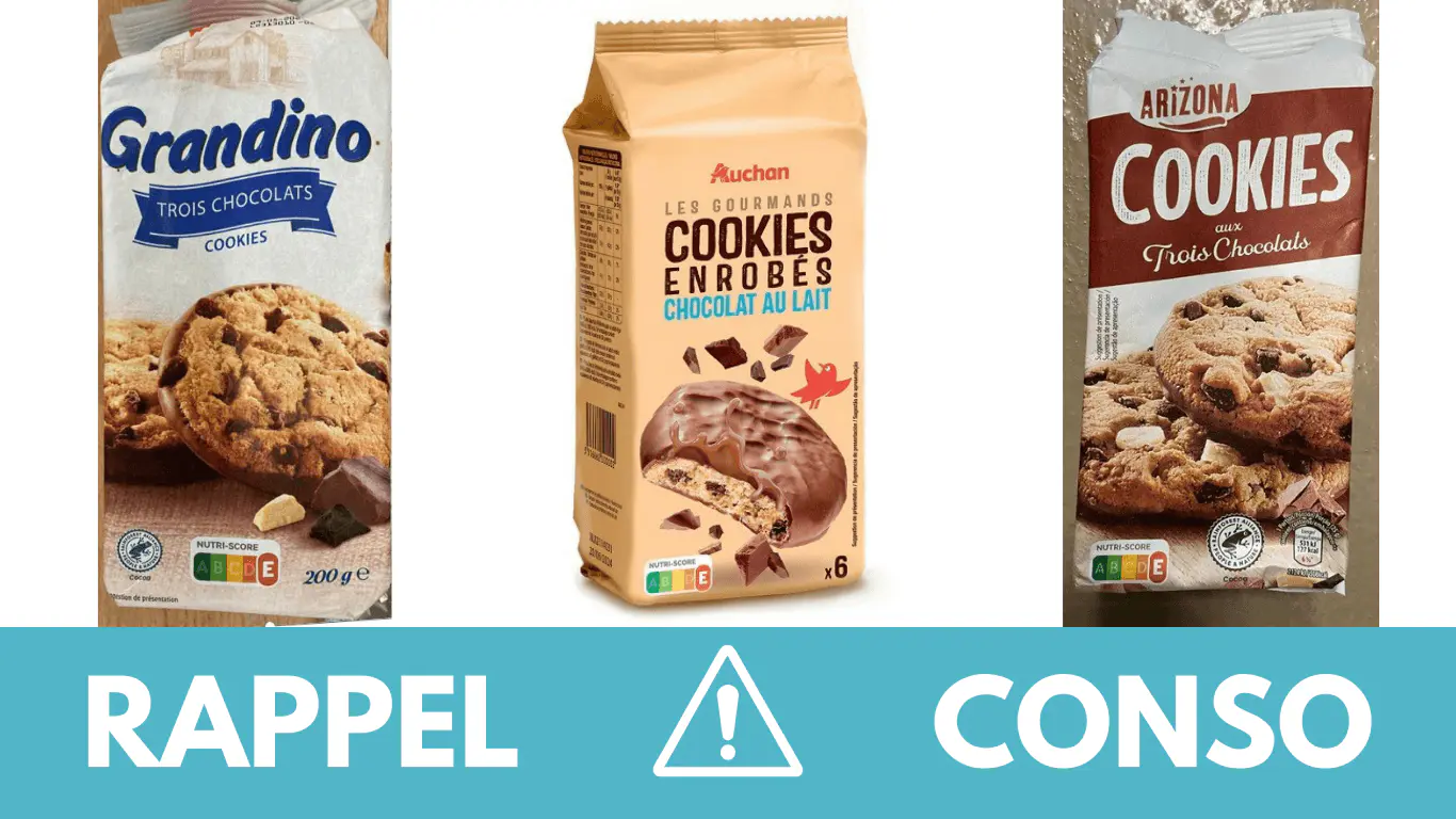 Rappel produit : plusieurs références de cookie