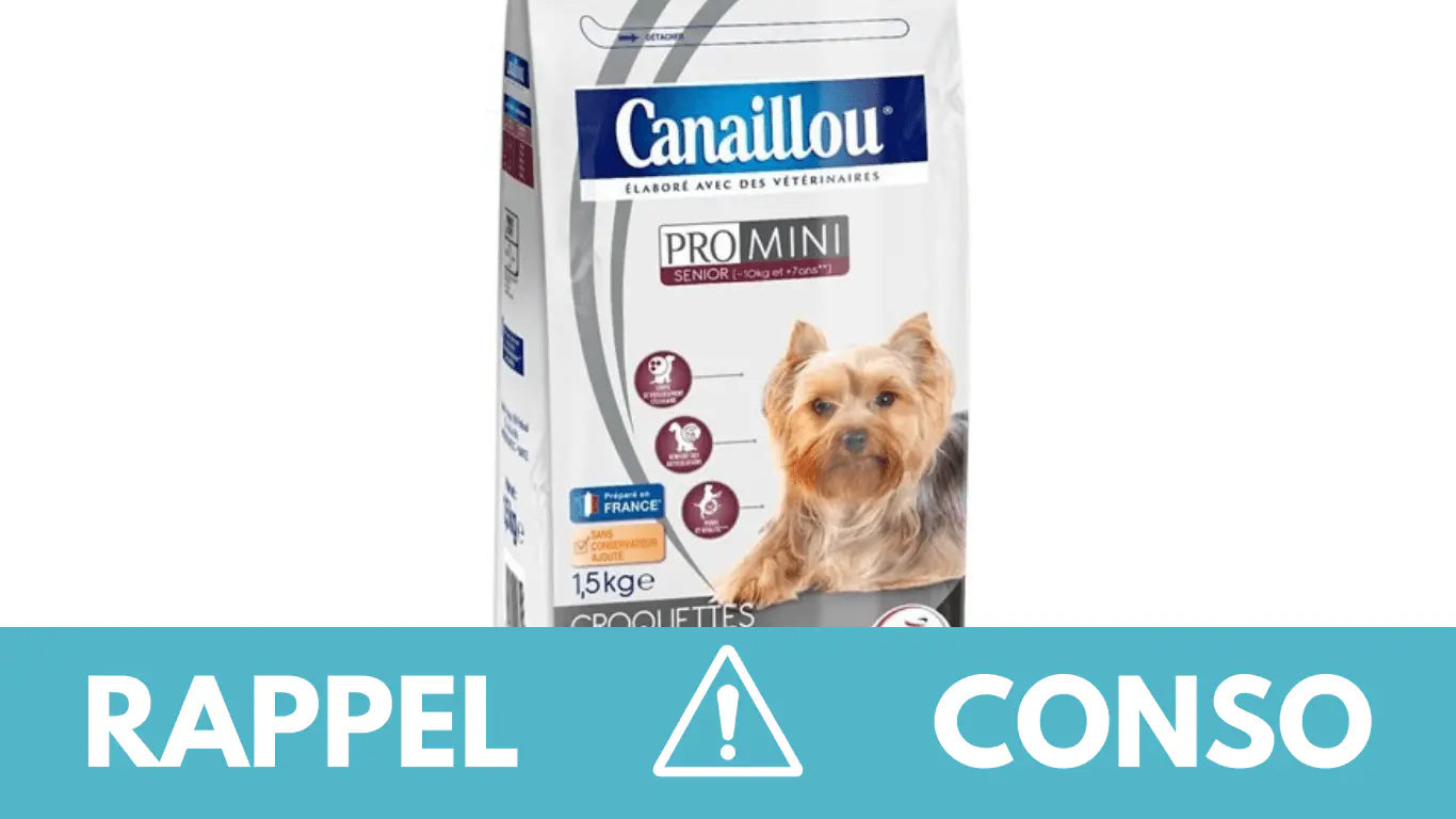 Rappel produit : croquettes pour chien