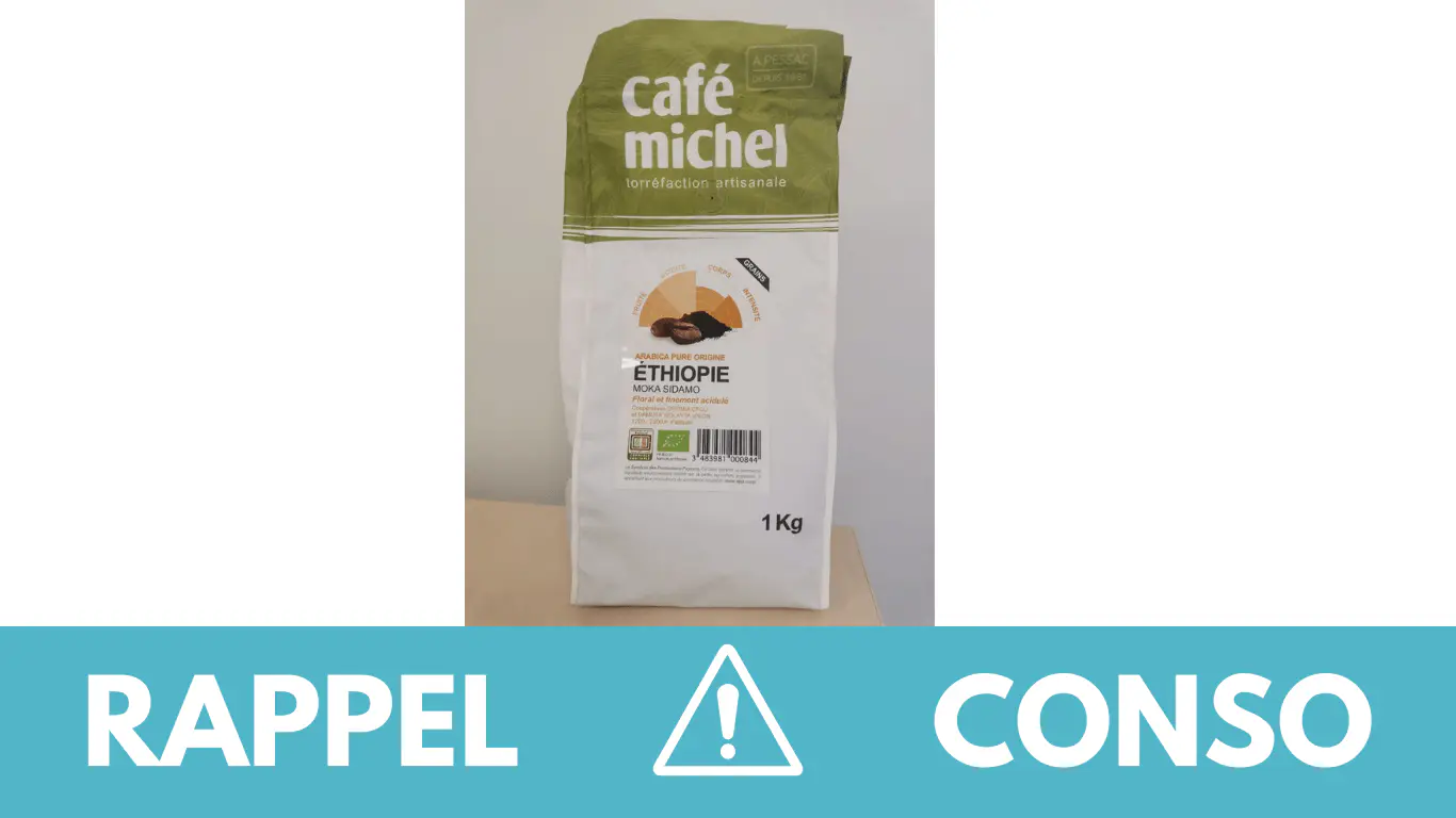 Rappel produit : café arabica en grains