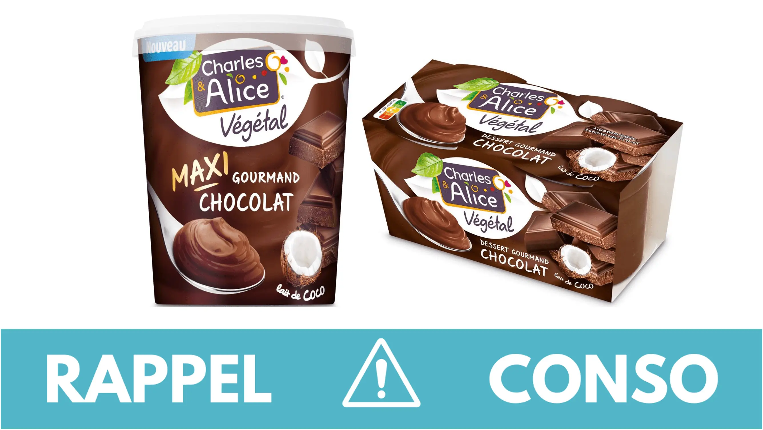 Rappel conso : desserts au chocolat