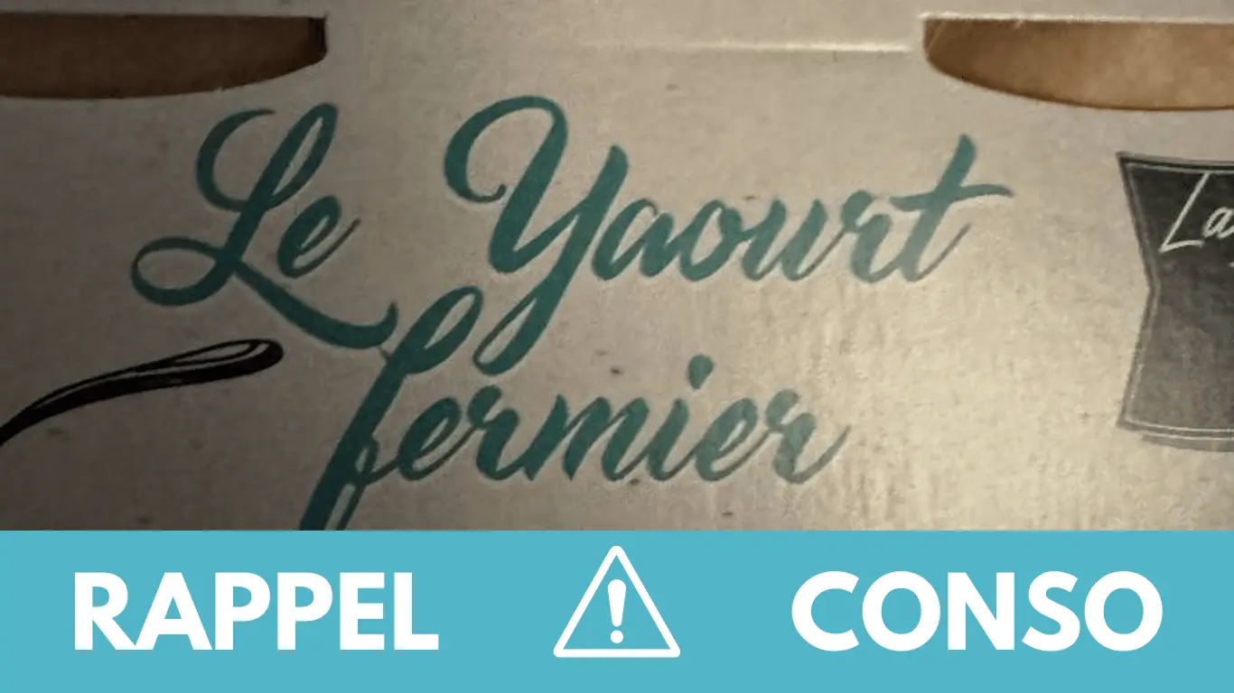 Rappel produit : yaourts