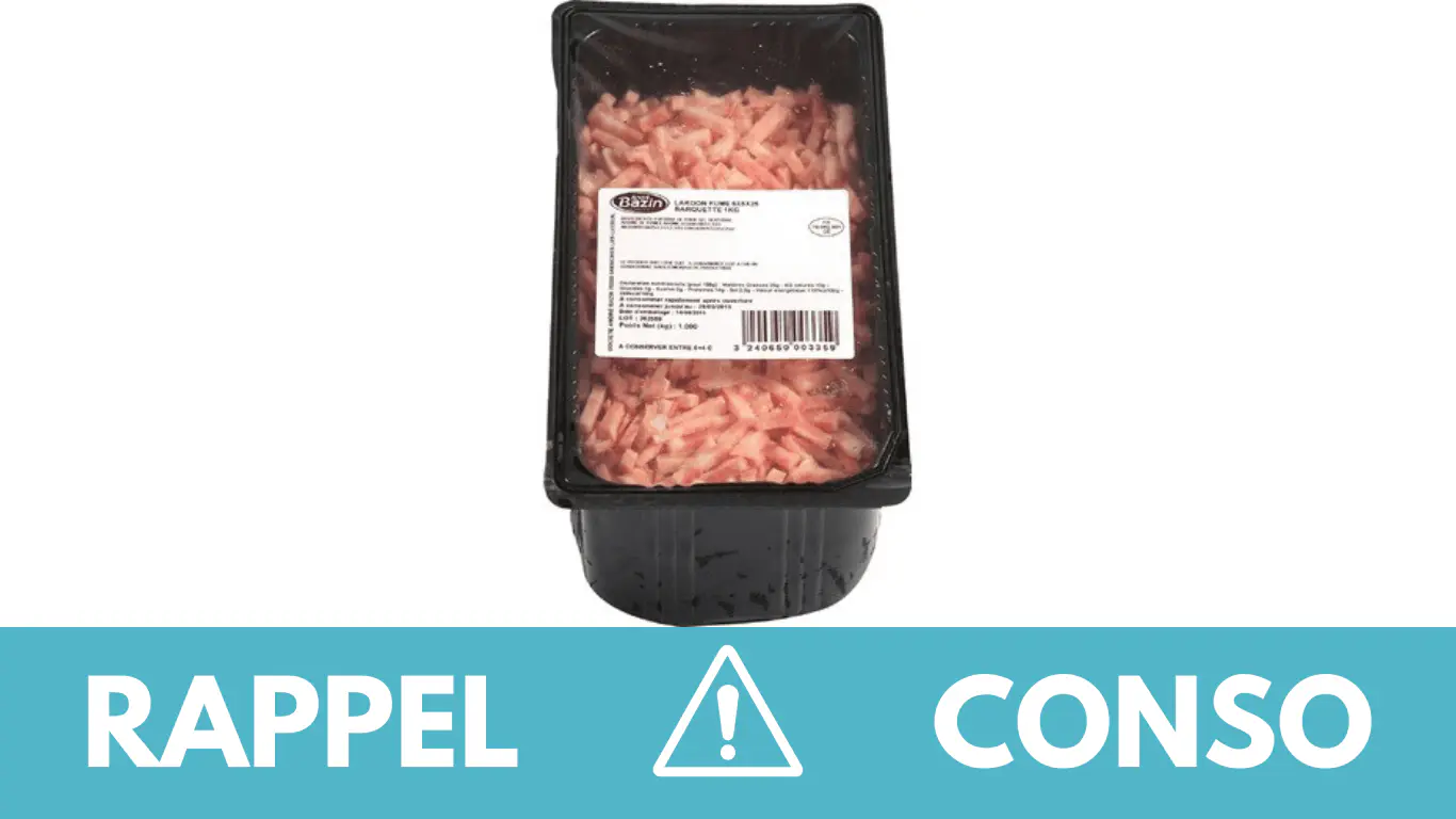 Rappel conso : lardons fumés