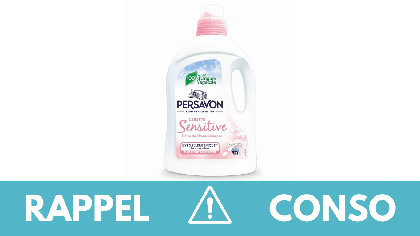 Rappel conso : lessive