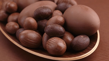 La recette des oeufs de Pâques au praliné