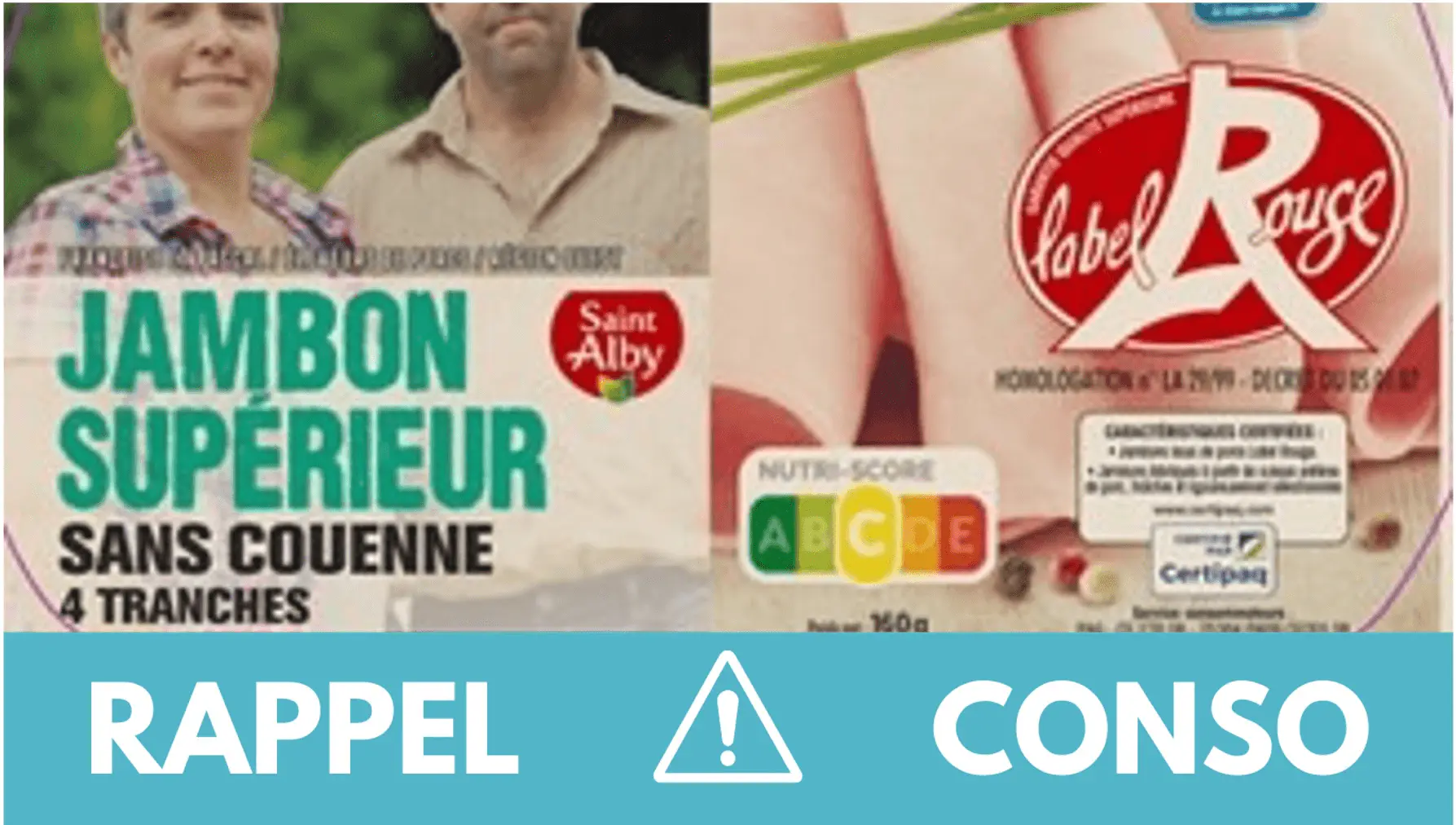 Rappel conson : jambon Lidl