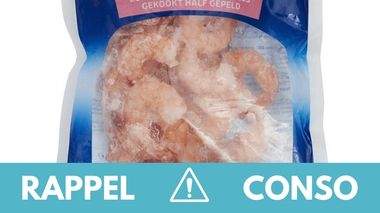 Rappel produit : Queues de crevettes