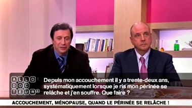 Relâchement du périnée, incontinence et rééducation