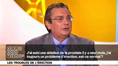 Troubles de l'érection après ablation de la prostate