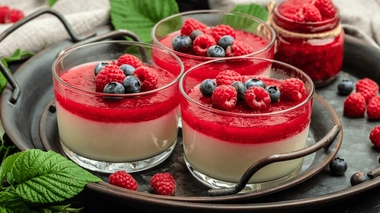 Recette de pannacotta adaptée aux personnes qui souffrent de diabète