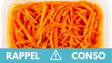 Rappel conso : carottes râpées