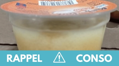 Rappel produit : riz au lait sur lit de caramel NOVA