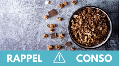 Rappel conso : granola