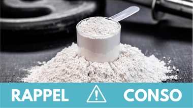 Rappel conso : protéines en poudre
