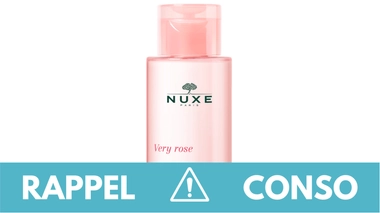 Rappel conso : eau micellaire Nuxe