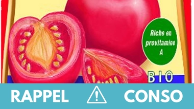 Rappel produit : Jus de tomate
