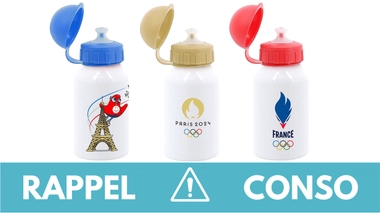 Rappel conso : gourdes JO Paris 2024