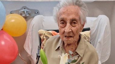 María Branyas Morera lors de son 117e anniversaire
