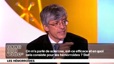 Hémorroïdes : sclérose des veines