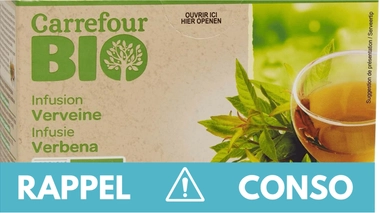 Rappel conso : infusion verveine