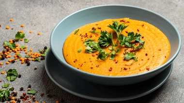 La recette de soupe de lentilles corail façon dhal