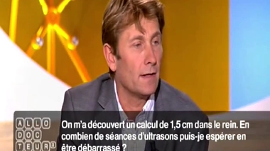 Calculs rénaux : ultrasons