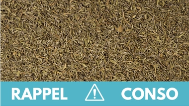 Rappel conso : thym à infuser